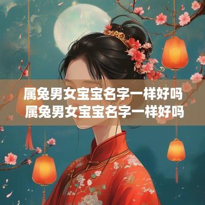 属兔男女宝宝名字一样好吗 属兔男女宝宝名字一样好吗怎么取