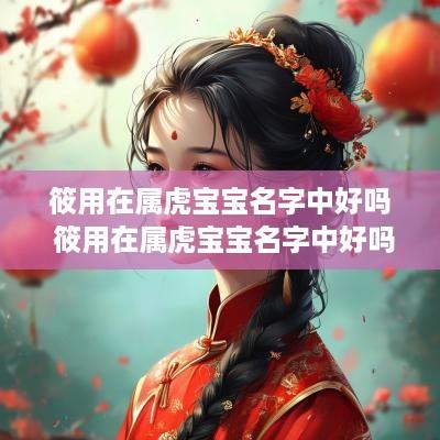 筱用在属虎宝宝名字中好吗 筱用在属虎宝宝名字中好吗怎么读