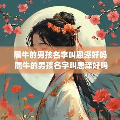 属牛的男孩名字叫恩泽好吗 属牛的男孩名字叫恩泽好吗好听吗