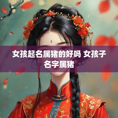 女孩起名属猪的好吗 女孩子名字属猪