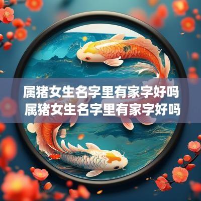 属猪女生名字里有家字好吗 属猪女生名字里有家字好吗