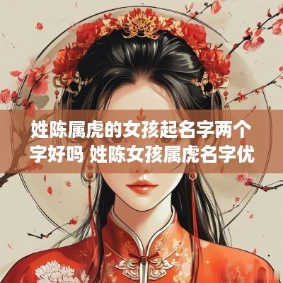 姓陈属虎的女孩起名字两个字好吗 姓陈女孩属虎名字优雅大气