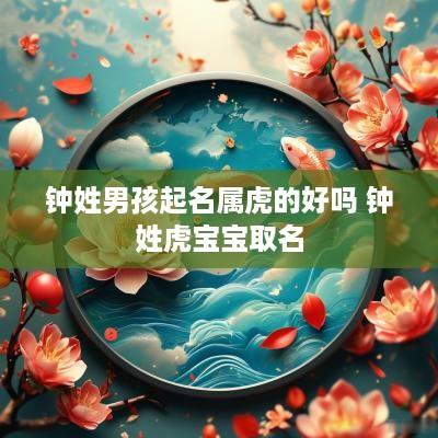 钟姓男孩起名属虎的好吗 钟姓虎宝宝取名