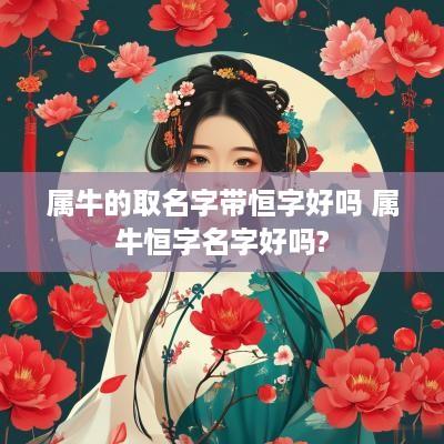 属牛的取名字带恒字好吗 属牛恒字名字好吗?