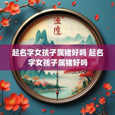 起名字女孩子属猪好吗 起名字女孩子属猪好吗