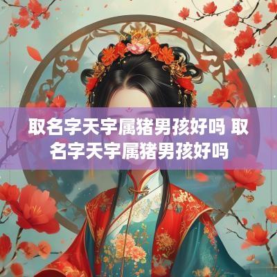 取名字天宇属猪男孩好吗 取名字天宇属猪男孩好吗
