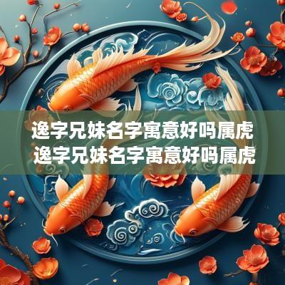 逸字兄妹名字寓意好吗属虎 逸字兄妹名字寓意好吗属虎女孩