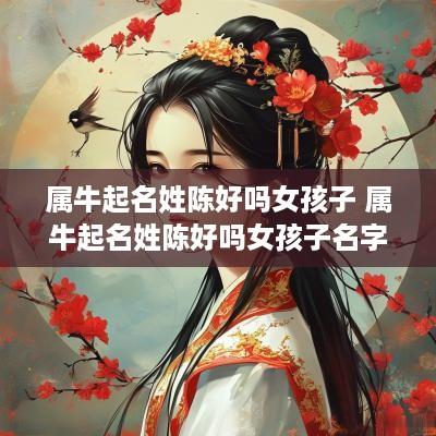 属牛起名姓陈好吗女孩子 属牛起名姓陈好吗女孩子名字