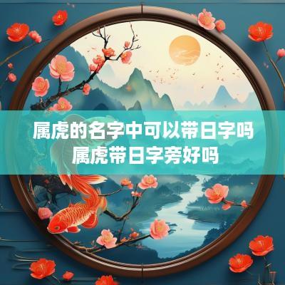 属虎的名字中可以带日字吗 属虎带日字旁好吗