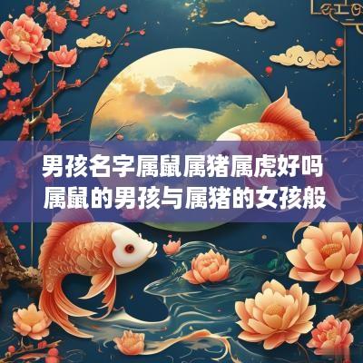 男孩名字属鼠属猪属虎好吗 属鼠的男孩与属猪的女孩般配吗