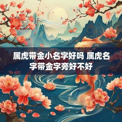 属虎带金小名字好吗 属虎名字带金字旁好不好