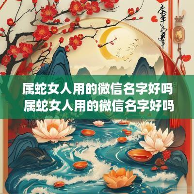 属蛇女人用的微信名字好吗 属蛇女人用的微信名字好吗