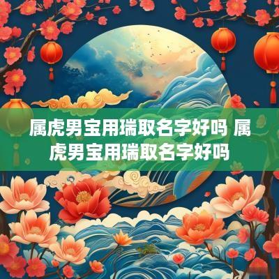 属虎男宝用瑞取名字好吗 属虎男宝用瑞取名字好吗