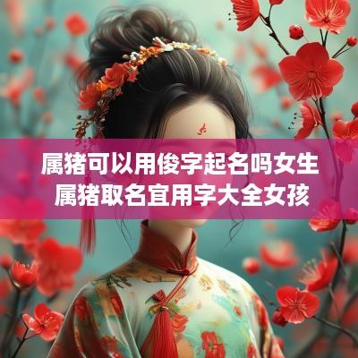 属猪可以用俊字起名吗女生 属猪取名宜用字大全女孩