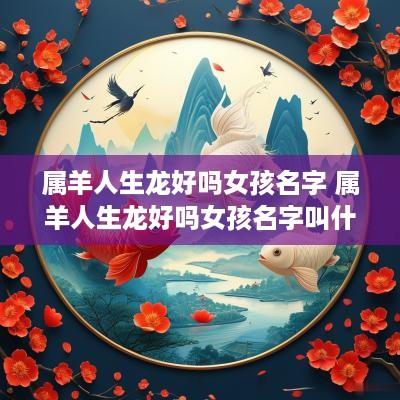 属羊人生龙好吗女孩名字 属羊人生龙好吗女孩名字叫什么