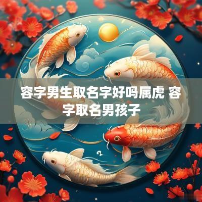 容字男生取名字好吗属虎 容字取名男孩子