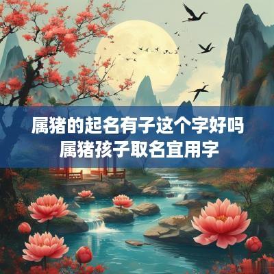 属猪的起名有子这个字好吗 属猪孩子取名宜用字