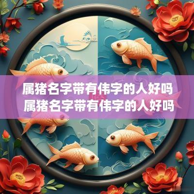 属猪名字带有伟字的人好吗 属猪名字带有伟字的人好吗女孩