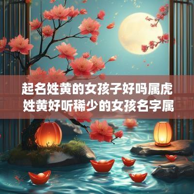 起名姓黄的女孩子好吗属虎 姓黄好听稀少的女孩名字属虎
