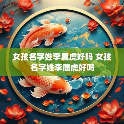 女孩名字姓李属虎好吗 女孩名字姓李属虎好吗