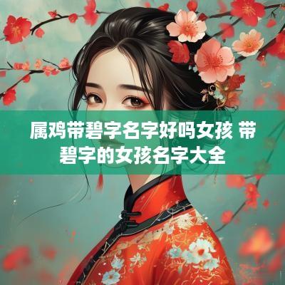 属鸡带碧字名字好吗女孩 带碧字的女孩名字大全