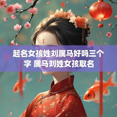 起名女孩姓刘属马好吗三个字 属马刘姓女孩取名