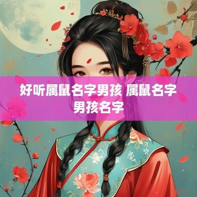 好听属鼠名字男孩 属鼠名字男孩名字
