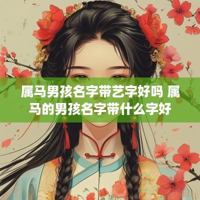 属马男孩名字带艺字好吗 属马的男孩名字带什么字好 属马男孩名字带艺字好吗 属马的男孩名字带什么字好