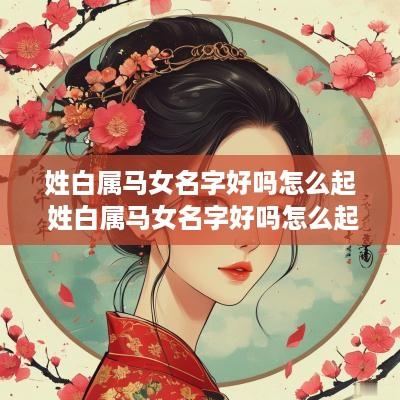 姓白属马女名字好吗怎么起 姓白属马女名字好吗怎么起名