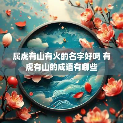 属虎有山有火的名字好吗 有虎有山的成语有哪些