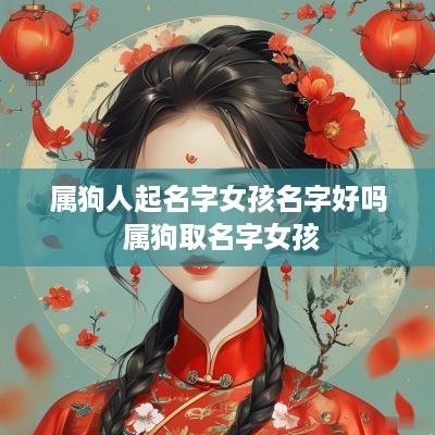 属狗人起名字女孩名字好吗 属狗取名字女孩