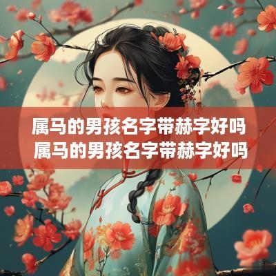 属马的男孩名字带赫字好吗 属马的男孩名字带赫字好吗