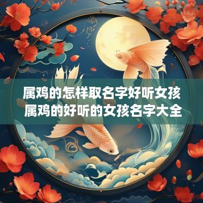属鸡的怎样取名字好听女孩 属鸡的好听的女孩名字大全