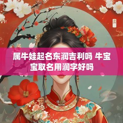 属牛娃起名东润吉利吗 牛宝宝取名用润字好吗
