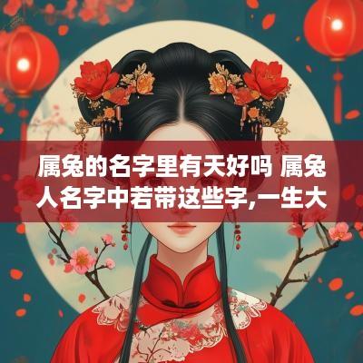 属兔的名字里有天好吗 属兔人名字中若带这些字,一生大富大贵