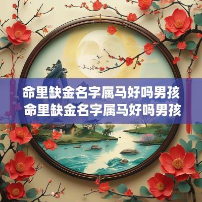 命里缺金名字属马好吗男孩 命里缺金名字属马好吗男孩子