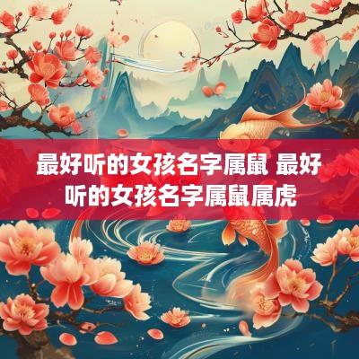 最好听的女孩名字属鼠 最好听的女孩名字属鼠属虎
