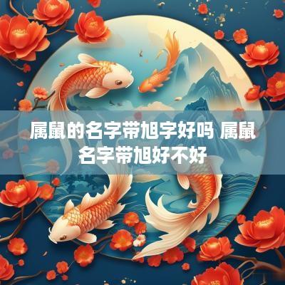 属鼠的名字带旭字好吗 属鼠名字带旭好不好
