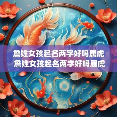 詹姓女孩起名两字好吗属虎 詹姓女孩起名两字好吗属虎的