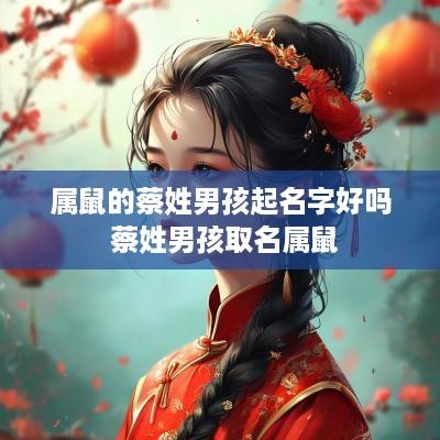 属鼠的蔡姓男孩起名字好吗 蔡姓男孩取名属鼠