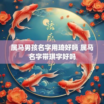 属马男孩名字用琦好吗 属马名字带琪字好吗