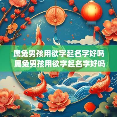 属兔男孩用欲字起名字好吗 属兔男孩用欲字起名字好吗