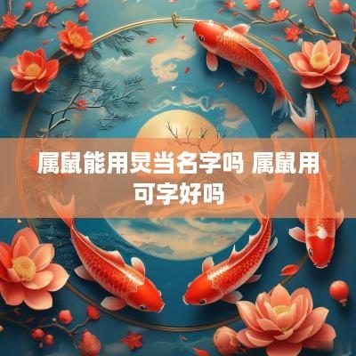 属鼠能用炅当名字吗 属鼠用可字好吗