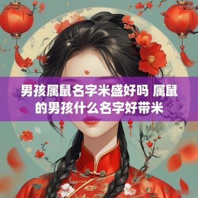 男孩属鼠名字米盛好吗 属鼠的男孩什么名字好带米