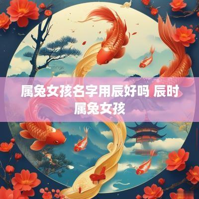 属兔女孩名字用辰好吗 辰时属兔女孩