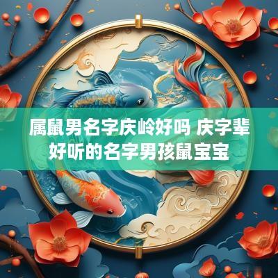 属鼠男名字庆岭好吗 庆字辈好听的名字男孩鼠宝宝