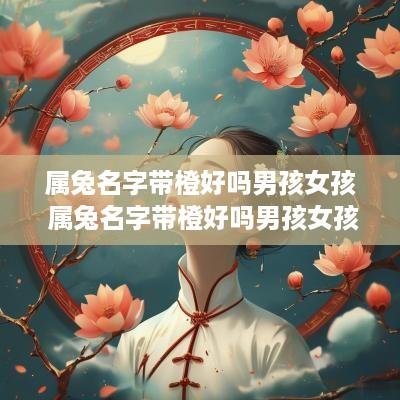 属兔名字带橙好吗男孩女孩 属兔名字带橙好吗男孩女孩怎么取