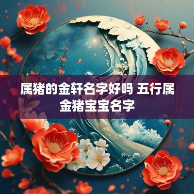 属猪的金轩名字好吗 五行属金猪宝宝名字