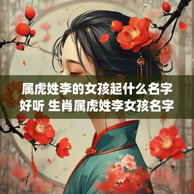 属虎姓李的女孩起什么名字好听 生肖属虎姓李女孩名字大全