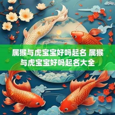 属猴与虎宝宝好吗起名 属猴与虎宝宝好吗起名大全